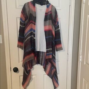 Love Stitch Vibrant Striped Cardigan